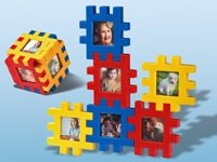 Your Design 6 steckbare Fotorahmen im Puzzle-Style