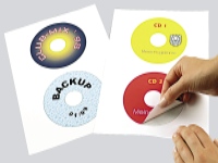 Your Design 20 Foto-Quality CD-Label seidenmatt auf 10 A4-Bogen