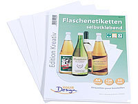 Your Design 128 Inkjet-Flaschenetiketten 10x13 cm naturweiß/wischfest