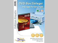 Your Design 22 Inkjet-Einleger für DVD-Box microperforiert matt