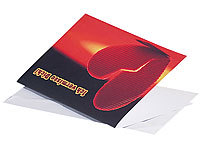Your Design 7 Klappkarten für Laser/Inkjet gefalzt auf A5 mit Kuverts; Vorgestanzte Grußkarte 