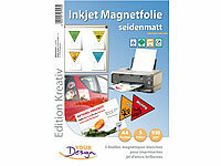 Your Design 5 Inkjet-Magnetfolien A4 matt/weiß; T-Shirt-Druck-Folien, Magnetbänder, selbstklebend T-Shirt-Druck-Folien, Magnetbänder, selbstklebend T-Shirt-Druck-Folien, Magnetbänder, selbstklebend T-Shirt-Druck-Folien, Magnetbänder, selbstklebend