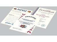 ; Drucker Papiere mit Leinenstruktur 