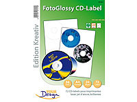 Your Design 72 CD-Label Standardformat hochglänzend für Inkjet