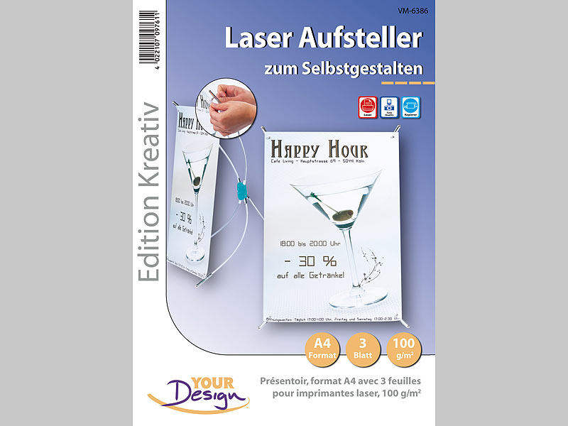 ; Aufsteller für Plakate 