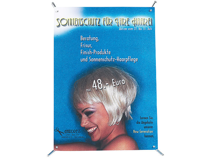 ; Aufsteller für Plakate 